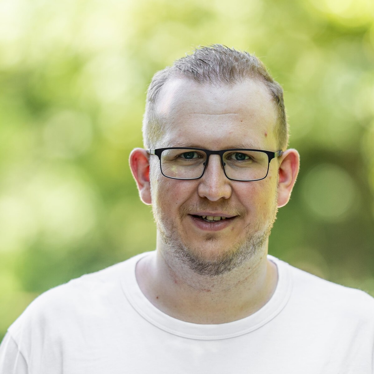 Jan André Schlösser im Freien